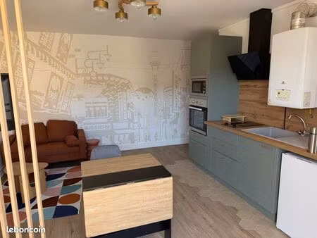 coup de cœur – appartement meublé entièrement rénové avec balcon  cave et garage privatif