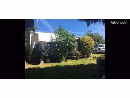 à vendre mobilhome + terrasse sans terrain