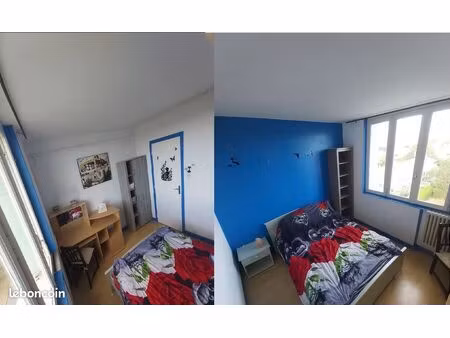 appartement t4 meublé et équipé / deux chambres / balcon et parking