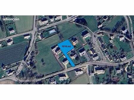 terrain audierne 1510 m2 proche centre ville et plage