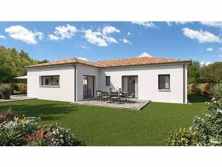 terrain avec maison neuve à vendre