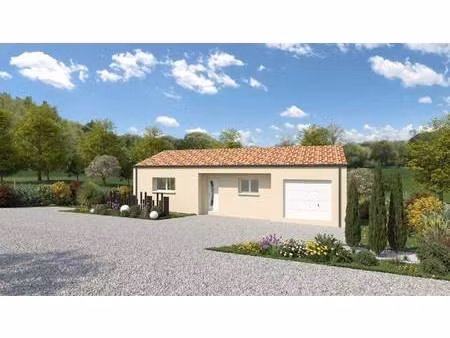 terrain avec maison neuve à vendre