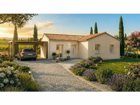 terrain avec maison neuve à vendre