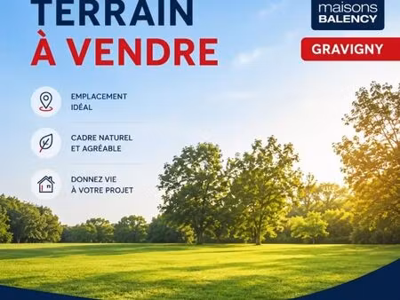 terrain 1 400 m² fontaine sous jouy