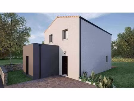 terrain avec maison neuve à vendre