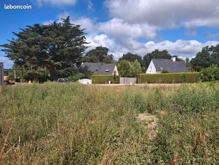terrain constructible 700m2 limite bénodet fouesnant