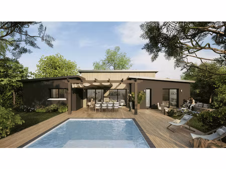 terrain avec maison neuve à vendre