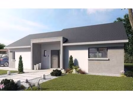 terrain avec maison neuve à vendre