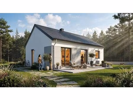 terrain avec maison neuve à vendre