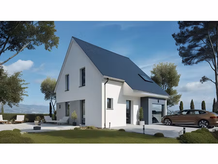 terrain avec maison neuve à vendre