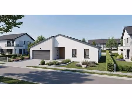 terrain avec maison neuve à vendre
