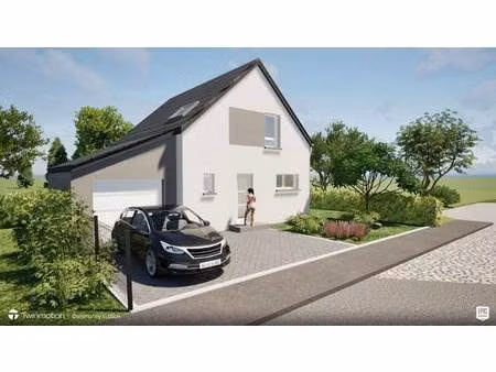 terrain avec maison neuve à vendre
