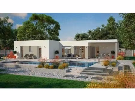 terrain avec maison neuve à vendre