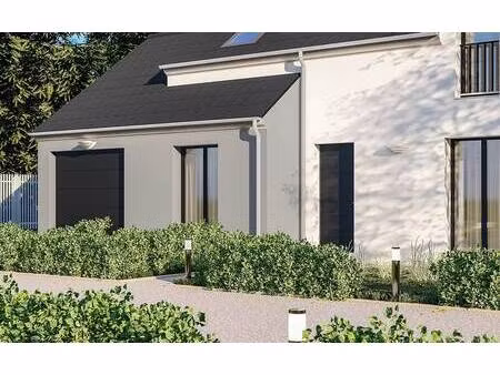 terrain avec maison neuve à vendre