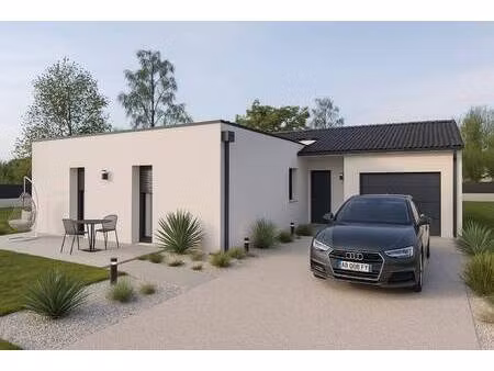 terrain avec maison neuve à vendre