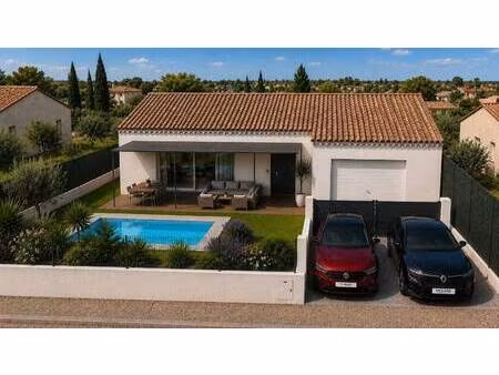 terrain avec maison neuve à vendre