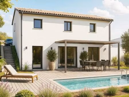 terrain avec maison neuve à vendre