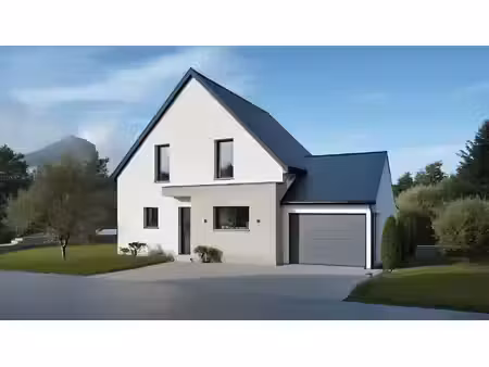 terrain avec maison neuve à vendre