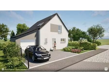 terrain avec maison neuve à vendre