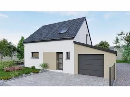 terrain avec maison neuve à vendre