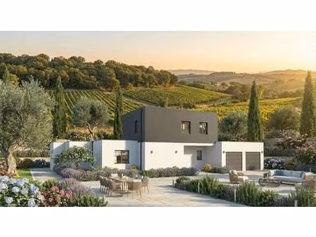terrain avec maison neuve à vendre