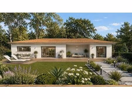 terrain avec maison neuve à vendre