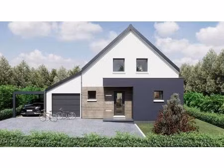 terrain avec maison neuve à vendre