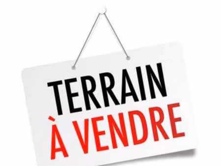 terrain constructible à vendre
