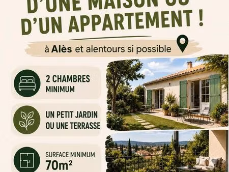 recherche maison ou appartement à louer – alès et alentours