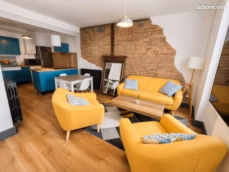 maison de ville t3 meublée 65 m² – hyper centre d'auch