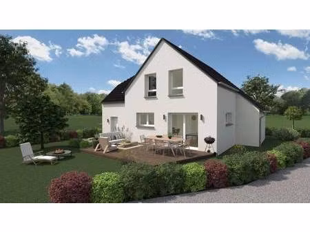 terrain avec maison neuve à vendre