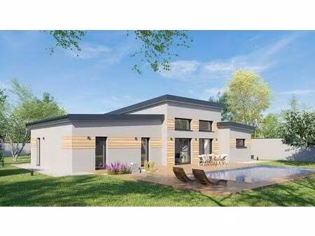 terrain avec maison neuve à vendre