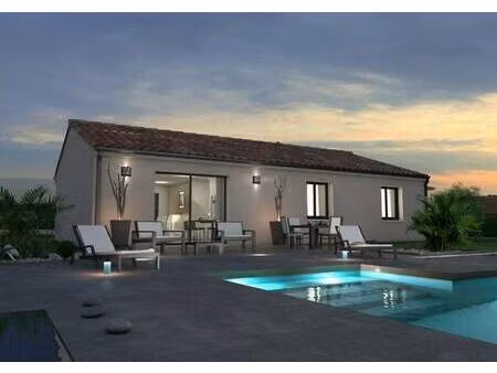 terrain avec maison neuve à vendre