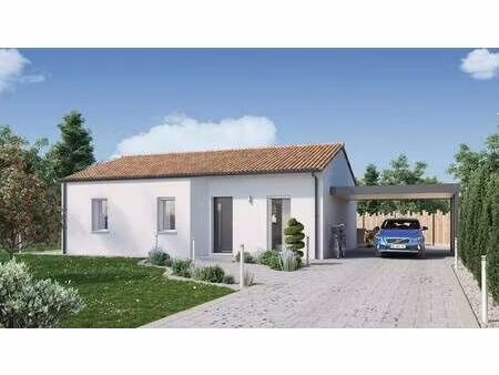 terrain avec maison neuve à vendre