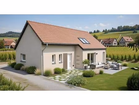 terrain avec maison neuve à vendre