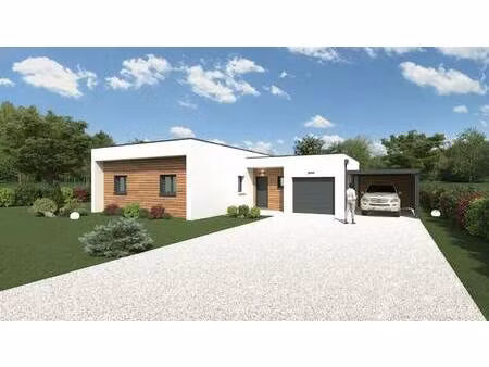 terrain avec maison neuve à vendre