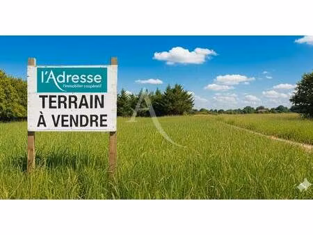 terrain constructible à vendre