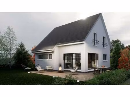 terrain avec maison neuve à vendre