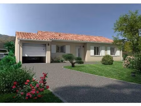 terrain avec maison neuve à vendre