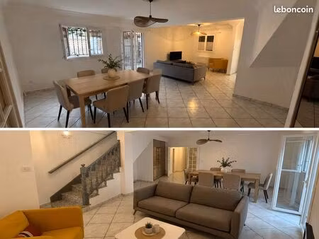 maison meublée 107 m² – 3 chambres avec jardin – bègles (la ferrade)