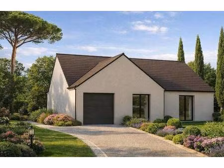 terrain avec maison neuve à vendre