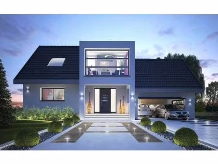 terrain avec maison neuve à vendre