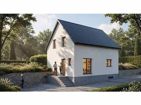 terrain avec maison neuve à vendre