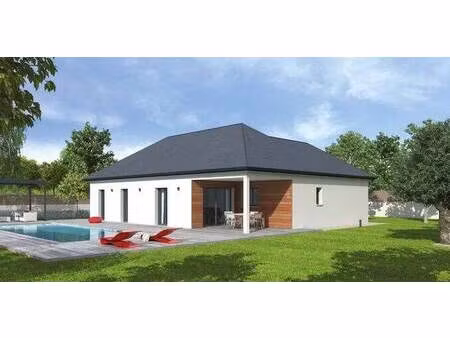 terrain avec maison neuve à vendre