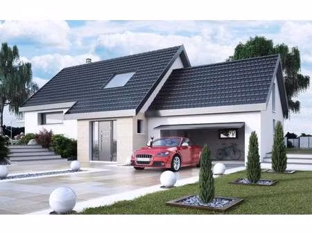 terrain avec maison neuve à vendre