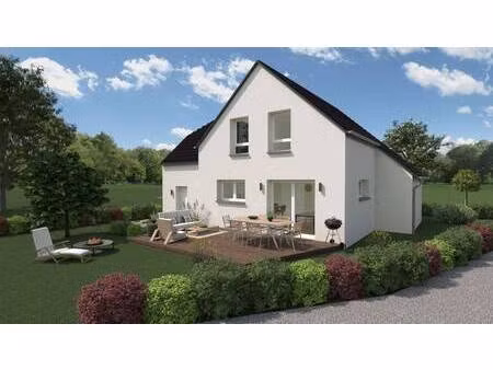terrain avec maison neuve à vendre