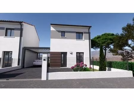 terrain avec maison neuve à vendre