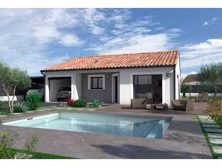 terrain avec maison neuve à vendre