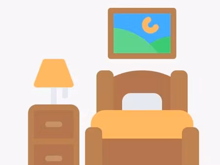 hébergement chambre 14 m2 dispo 24 juillet