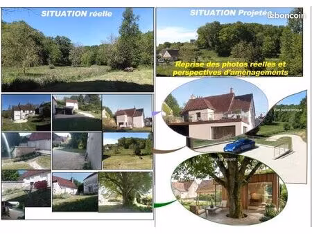 maison + dépendance aménageable+ bois+ terrain+ ruisseau